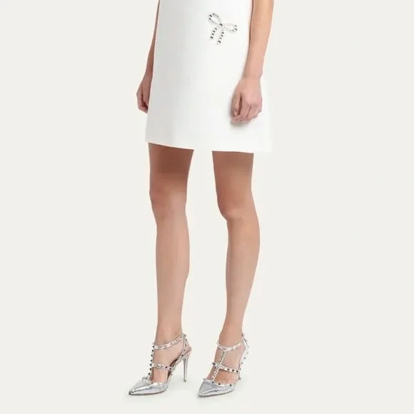 VALENTINO GARAVANIRockstud Metallic Sequin T-Strap Pumps